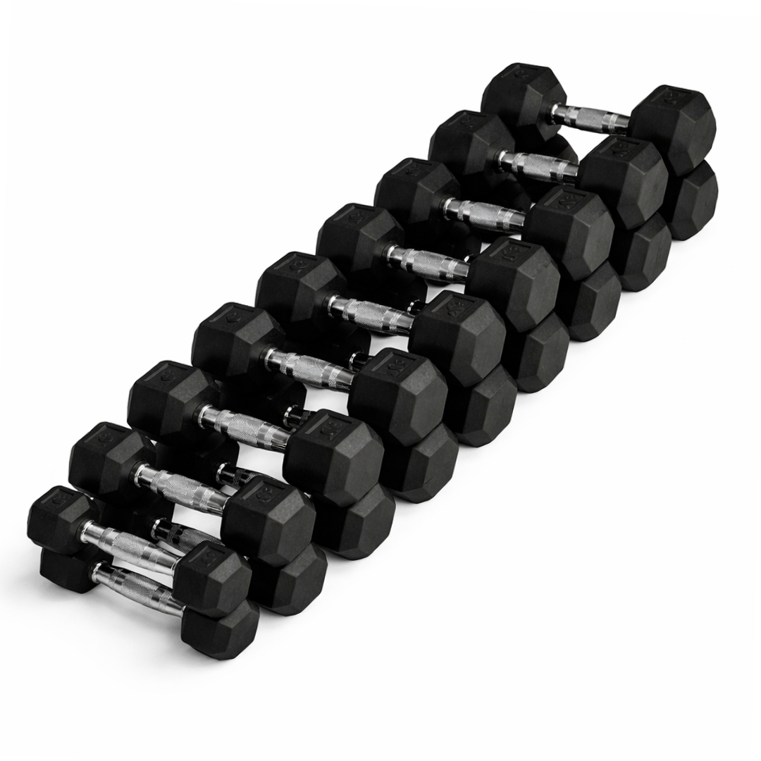 Hex Dumbbell Sets - 2KG increments