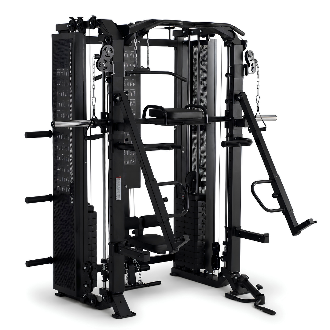 PH Fitness Apex Pro Rack met Smith Machine, jammer arms en twee gewichtstapels – productaanzicht