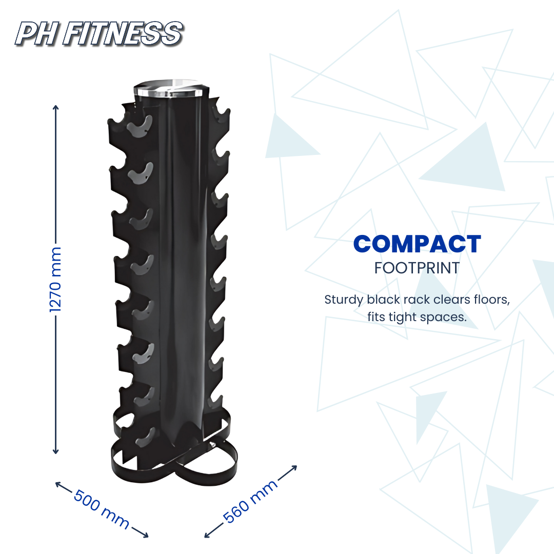 PH Fitness Hex Dumbbell Set 1 – 10 KG | Losse Set · Met Torenrek · Met Luxe Designrek