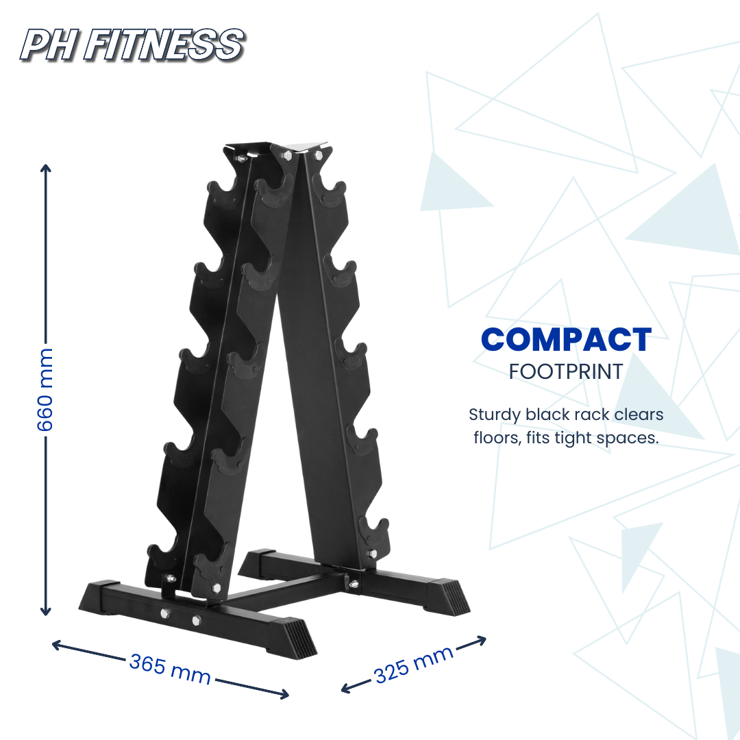 Hantelständer – Kompaktes &amp; professionelles Design (5 Paar)