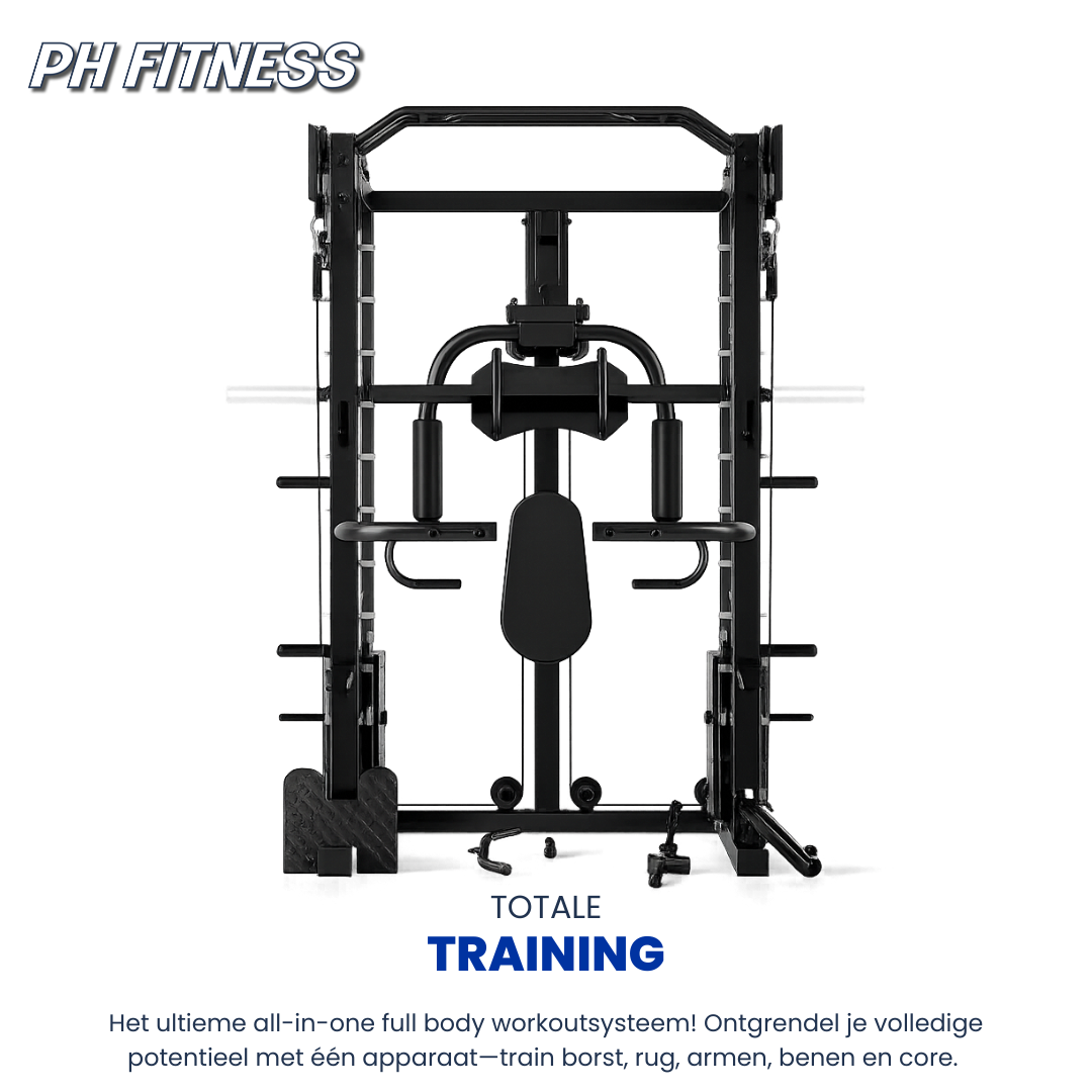 All-in-One Home Gym Power Rack - 160KG Weight Stack