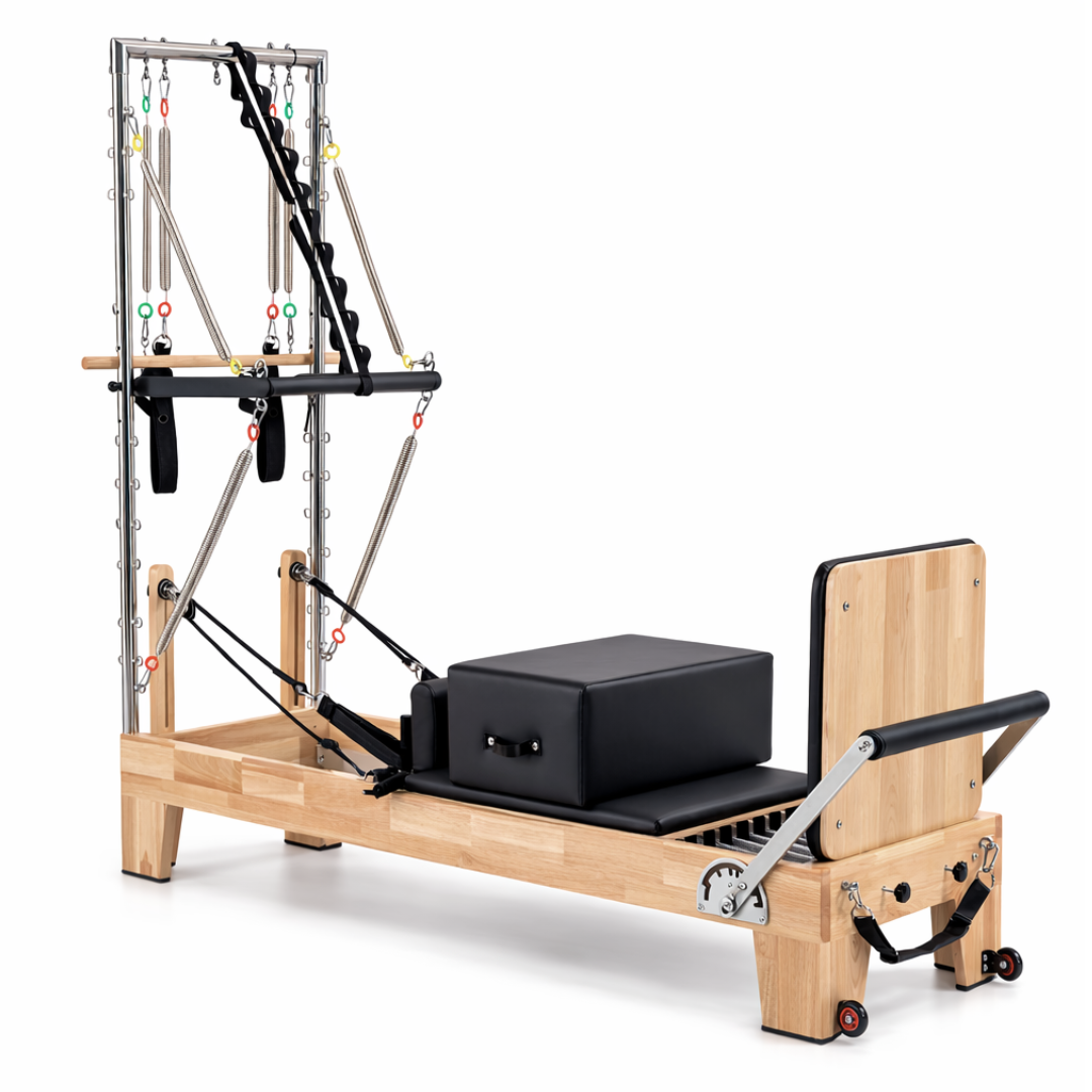 Wooden Pilates Reformer - Half Trapeze Tower