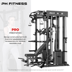 All - in - One Home Gym – 160KG Gewichtstapel – Smith Machine + Kabelsysteem – Full Body Krachtstation - PH Fitness