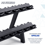 Hexa Dumbbell Set - 2 t/m 20KG met Dumbbell Rack - Physical Sports Group B.V.