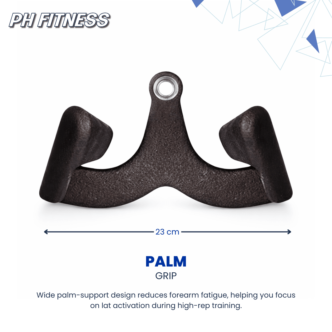 Multi Grip Kabelgreep Set 7 - Delig – Lat Pulldown & Row Attachments – Professionele Kabelmachine Handgrepen voor Rugtraining & Fitness - PH Fitness