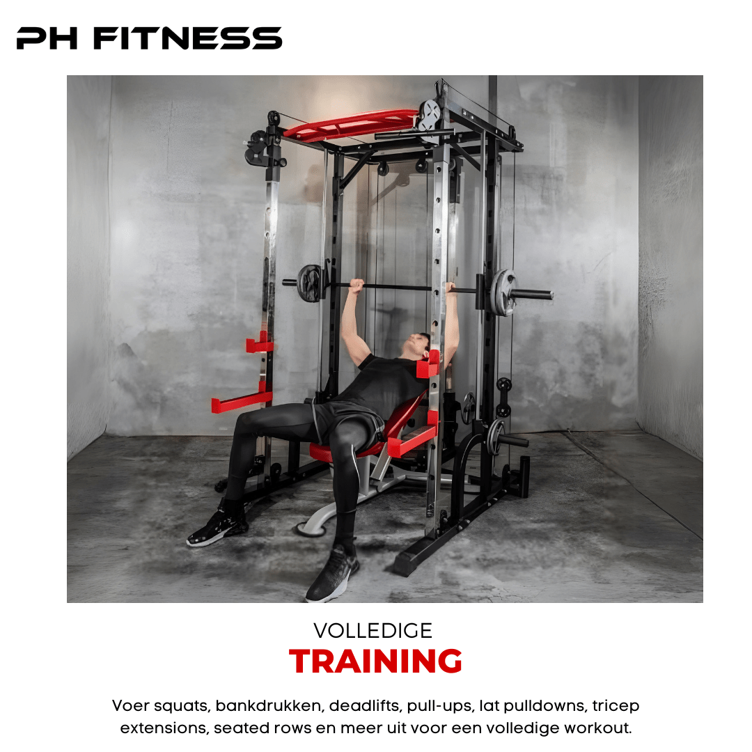 Power Rack met Smith Machine - PH Fitness
