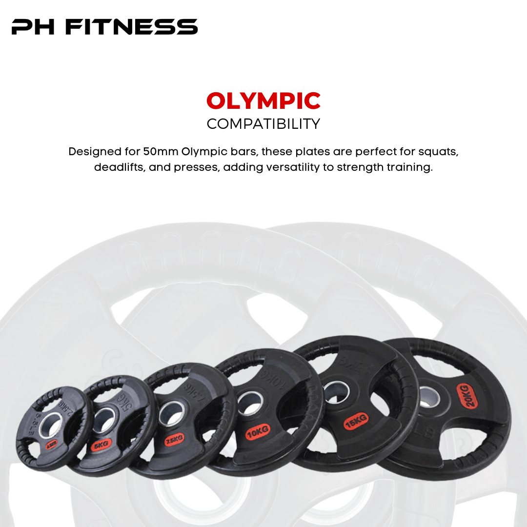 Tri Handle Plates - Olympic Edition - Physical Sports Group B.V.