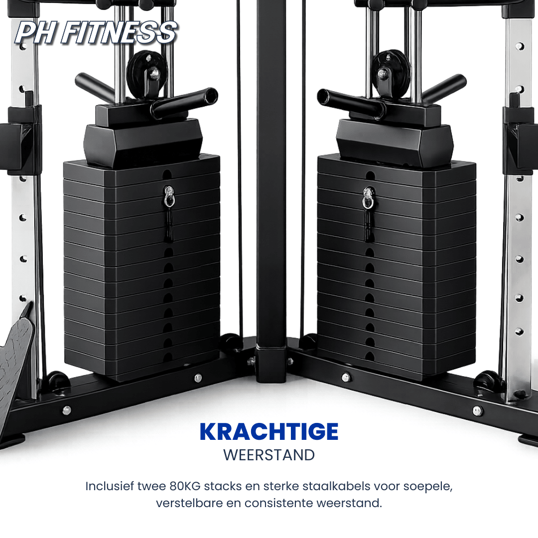 V-Frame Cable Crossover - 160KG Weight Stack - Physical Sports Group B.V.