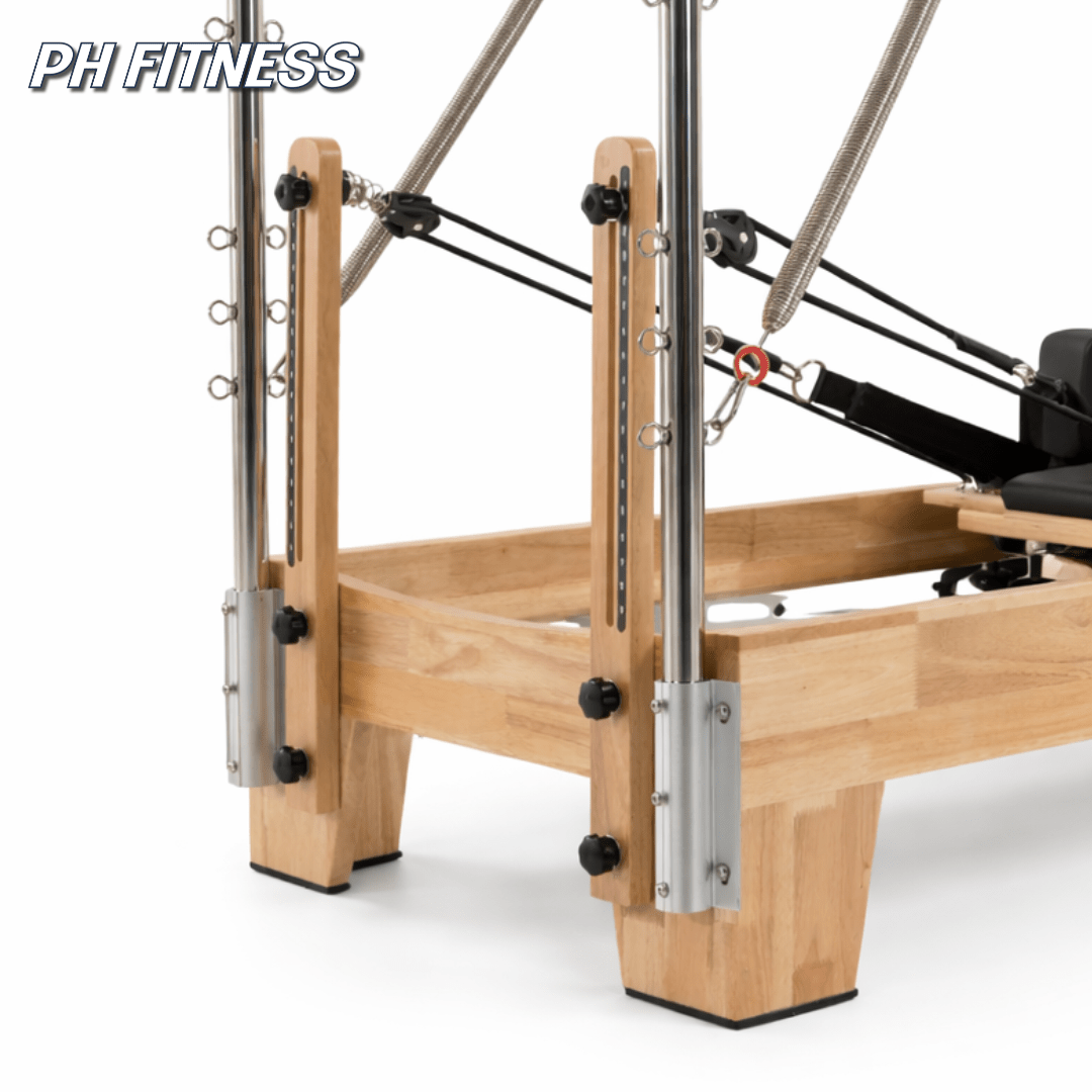 Wooden Pilates Reformer - Half Trapeze Tower - Physical Sports Group B.V.